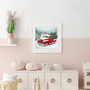 5D Red Car Diamond Painting Kit Round Drill Rhinestone Picture Craft for Gi
