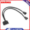 Asiprop Extension Cable (SATA 15-Pin 2-Way 3-Pin 4-Pin Fan)