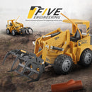 Remote Control Vehicle 5 Channel 1/24 Engineering Timber Grab Wood Machine Truck
