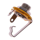 10pcs 1/4in Guitar Jack Socket Connector Female for Electric Guitar Bass