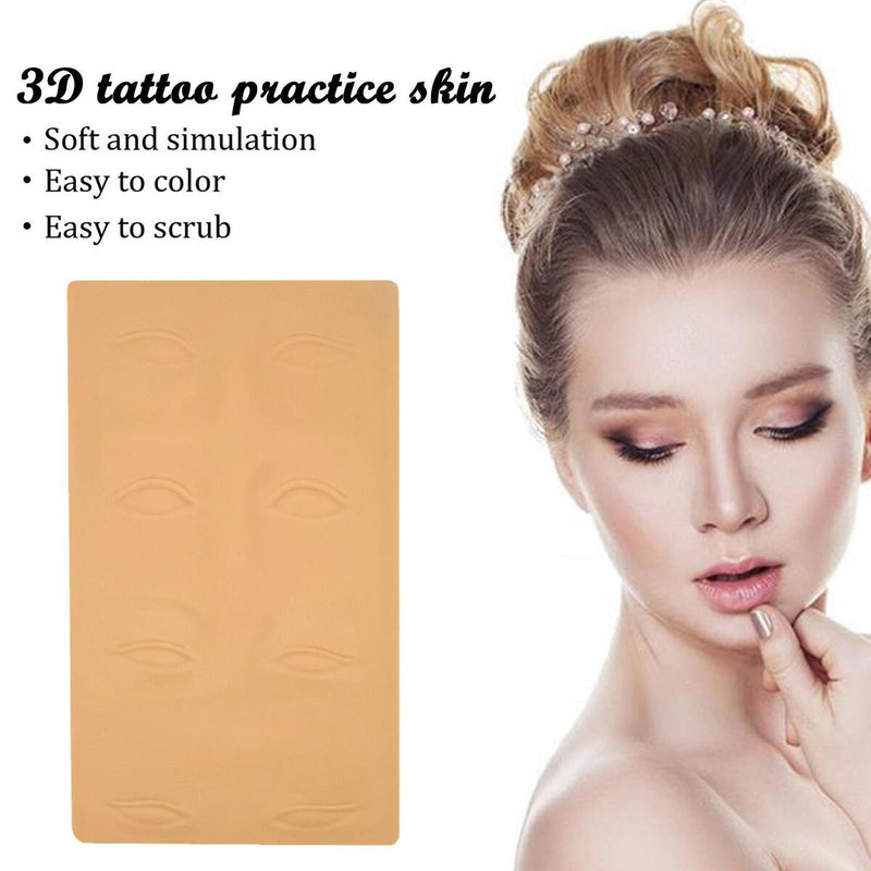 Tattoo Practice Skin For Eyebrows, Permanent Makeup, Microblading Supplies.
