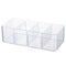 Closet For Socks Holder 4 Compartments Stackable Plastic Storage Clothes X2V5