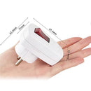 Travel Rewireable Power Plug Receptacle Connector Plug Adapter Power Swtich