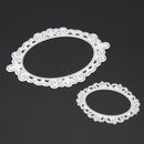 2pcs Oval Cutting Dies Album Decor Scrapbooking DIY Template Lace Newly