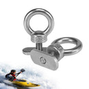 2pcs Stainless Steel Kayak Screws Nuts Boat Accessories Rail Track Bolts
