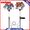 2pcs LED Luminous Butterfly Ball Solar Light Outdoor Garden Lawn Stakes Lamps