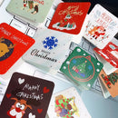 Mini Greeting Cards With Envelope Xmas Patterns Merry Christmas Postcard