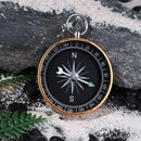 Slibrat Portable Outdoor Aluminum Camping Compass Lanyard For Gifts G