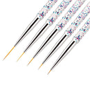 DIY Line Stripes Nail Drawing Pen Nail Liner Painting Pen Nail Art Brush