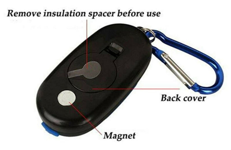 Portable Magnetic Key Chain Flashlight Torch COB LED Light Lamp Camping Lantern