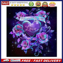 DIY Full Drill Round Diamond Painting Abstract Love Full Drill for Art Craf