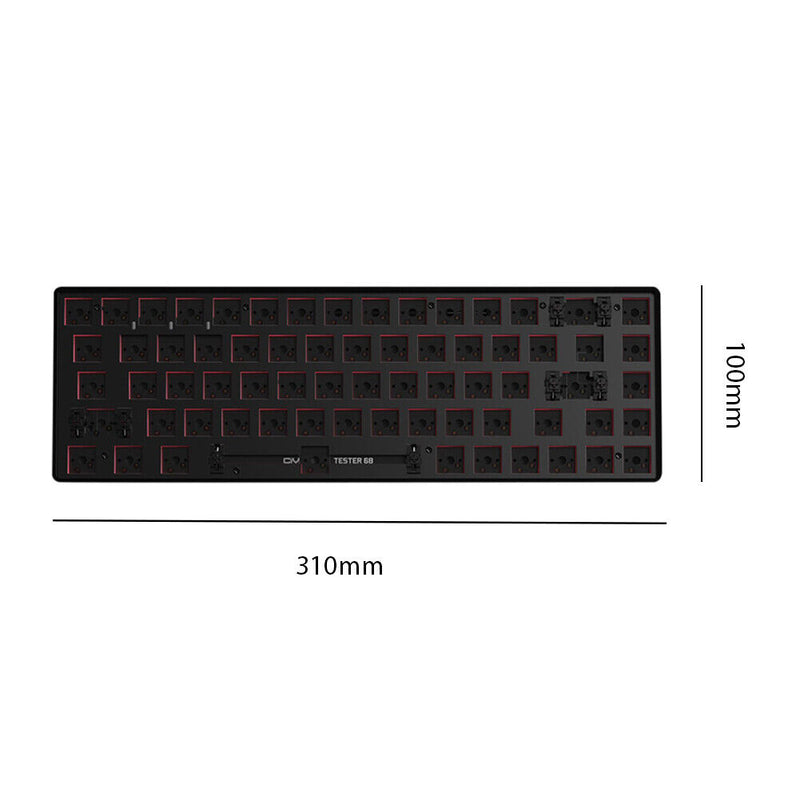 Hot Swap Keyboard Kit Customized Bluetooth-compatible Mechanical Keyboard Kit