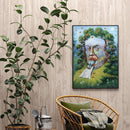 Abstract Tree Face Oil Paint By Numbers DIY Craft Coloring Drawing Home Decor