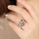 Adjustable Jewelry Dragon Claw Eagle Titanium Steel Ring Stainless Steel