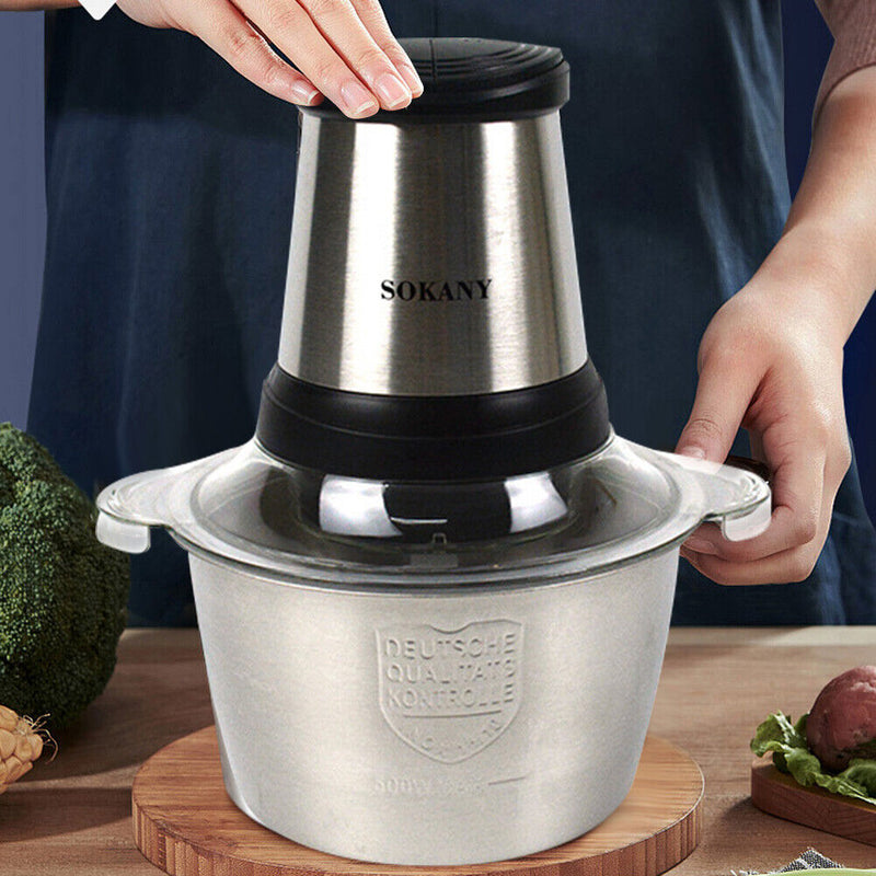 700W Electric Vegetable Food Chopper Meat Grinder Mincer Slicer Kitchen Tools