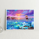 DIY Diamond Painting Kits Full Round Drill Sea Lake Mosaic Home Decoration Gifts