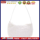 Fashion Woolen Handbag Underarm Bag Tote Solid Shoulder Travel Shopping Clutches