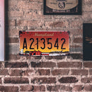 License Plate A213542 Retro Metal Tin Sign Plaque Poster Wall Art Decor (1)