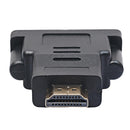 DVI-I Dual Link(24+5pin) Female to HDMI-compatible Male Converter Adapter H