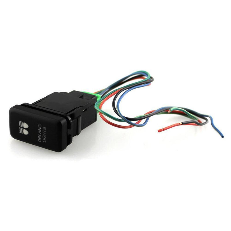 12V-24V Rocker Switch SPST Button Drive Lights Blue On/Single Switches