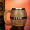 Large Capacity Wood Barrel Tankard Bucket Shaped Beer Bucket Cup Drinkware Newly