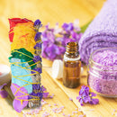 Rose Petal White Sage Pure Grass Smudge Bundle for Home Office Cleansing In