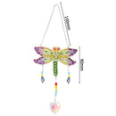 DIY Crystal Light Catching Jewelry Ornaments Wind Chime Pendant (Dragonfly)