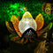 Solar LED Flower Light Artificial Hollow Lotus Garden Landscape Ornaments