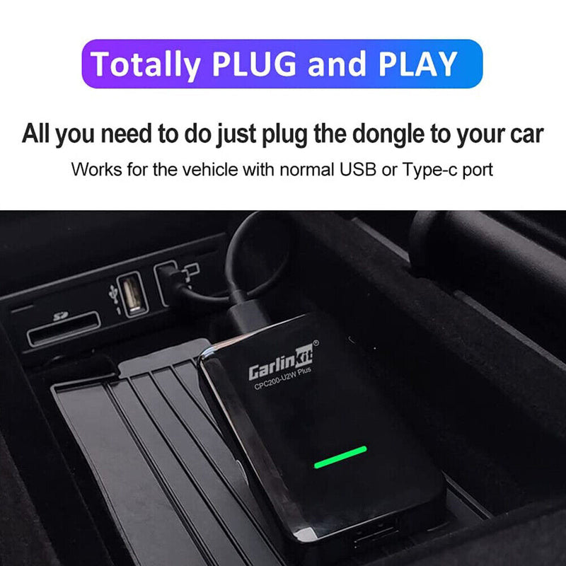 Car Wireless DongleBluetooth-compatible 5.0 Dual Connection Plug-and-Play