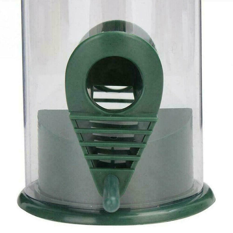 Hanging Wild Bird Feeder Squirrel Proof Container Hanger Outdoor Plastic S2E3