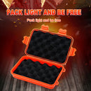 Outdoor Waterproof Sealed Case Dustproof EDC Tools Storage Box (Orange) Newly