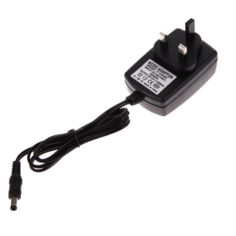 AC 100-240V Converter Adapter DC 5.5 x 2.5MM 12V 2A Charger UK Plug