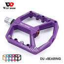 WEST BIKING Bicycle Pedals Widening Cycling Flat Platform Bike Parts Accessories
