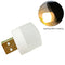 LED Night Light USB Bedside Baby Bedroom Mobile Power Table Lamp (Warm) Newly