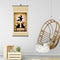 DIY Witch Hanging Frame Canvas Picture Scroll Poster Oil Painting for Bedroom