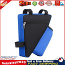 1.2L Triangle Cycling Bicycle Bags MTB Bike Front Tube Frame Pouch (Blue) Newly