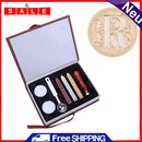Matefielduk Wax Stamp Set Age of the English Alphabet Metal Stamp Candles