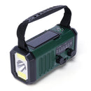 #A Solar Powered Radio Receiver SOS Alarm Hand Crank Radio Reading Lamp for Camp