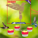 Hummingbird Feeder Kits Floral Pet Bird Feeder Outdoor Removable
