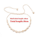 Jewelry Women Gifts Shell Necklace Handmade Beach Seashell Chain Bib Choker