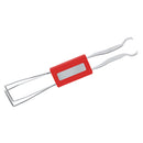 2 in 1 Mechanical Keyboard Key Cap Puller Universal Shaft Removers (Red)