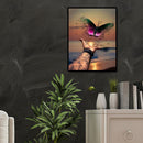 Home Decor DIY Diamond Painting Holding Butterfly Cross Stitch Rhinestone Art