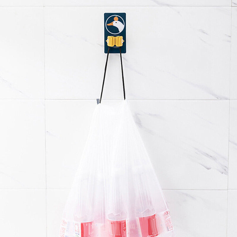 Non-slip Wall Hanging Storage Mop Hook Bathroom Suction Holder Bracket (A)
