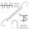 Space Saving Hangers Metal Hanger Cascading Hanger Goo Tool T1H Home M3A7