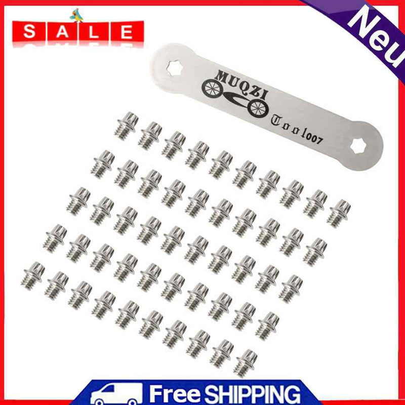 50pcs Mountain Bike Pedal Anti-Skid Screw Set Pedals Bolts Screws Fixed Stud Pin