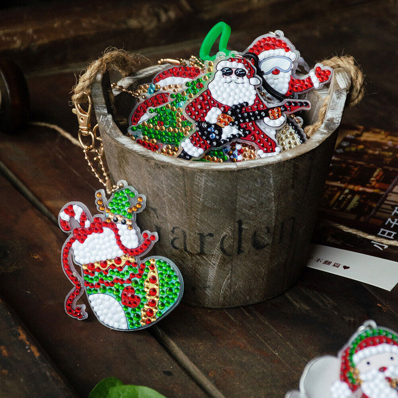 5D Blind Box Handicraft DIY Surprise Blind Box Funny Acrylic Christmas Ornaments