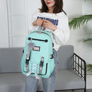 Travel Laptop Backpack Anti-Theft Bag with USB Charging Port and Lock for Wom