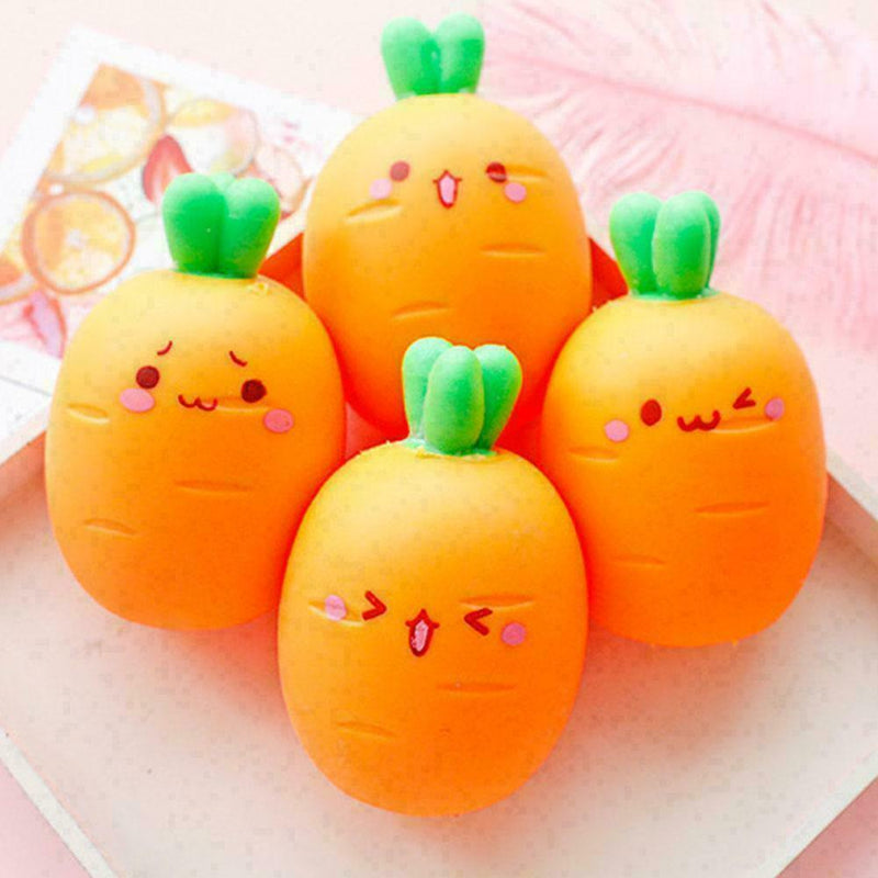 1pc Stress Relief Carrot Modeling Pinch Music Students M7U0 Decompression I8Q7