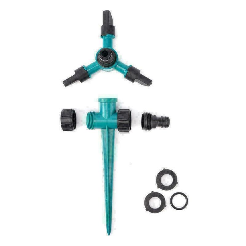 360° Rotating Lawn Sprinkler Yard Garden Water Sprinklers Y5R8 Irrigation G3O1