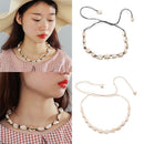 Bohemian Jewelry Summer Bib Choker Shell Necklace Handmade Beach Seashell Chain